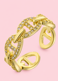 Bague STRASS ANGEL - Acier inoxdayble