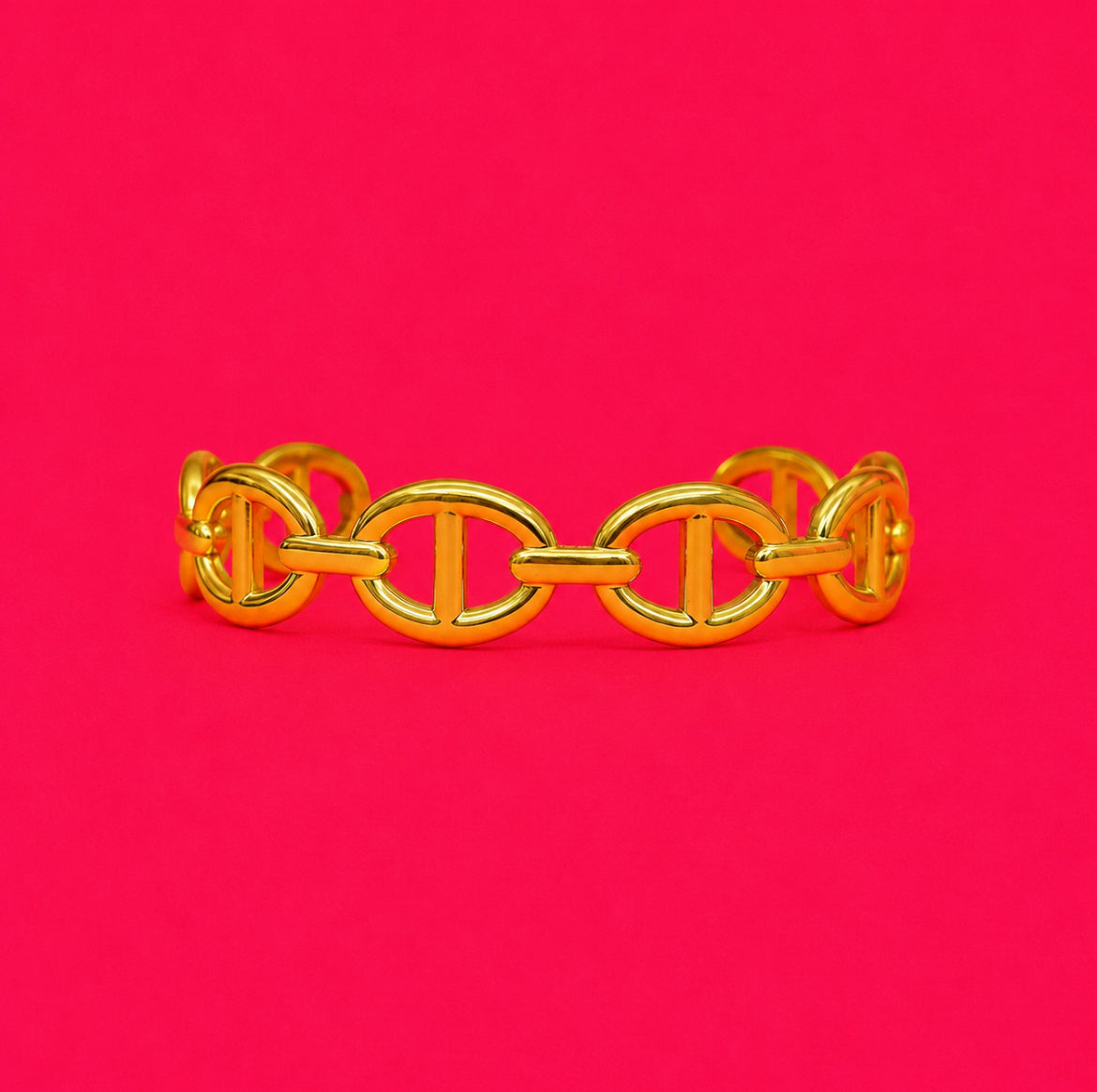 Jonc NANA - Acier inoxydable doré